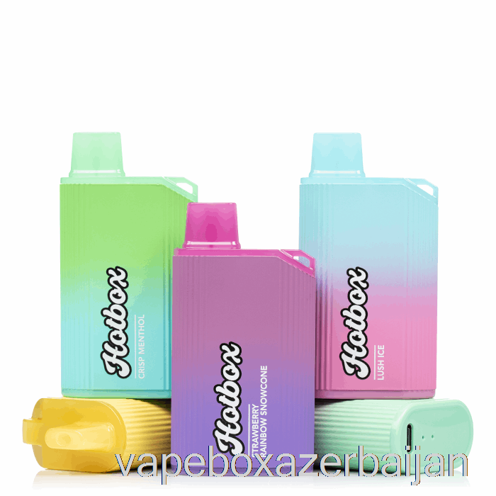Vape Smoke Puff Brands Hotbox 7500 Disposable White Gummy Ice